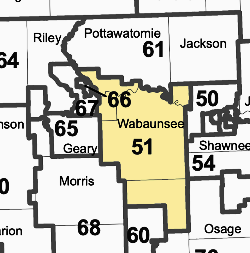 Kansas House District 51 - 2010s Approximation